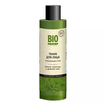 Тоник для лица тонизирующий масло конопли и зеленый чай BioZone/Биозон 200мл