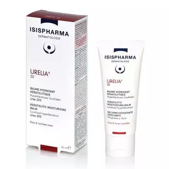 URELIA 50 (Урелия 50 Isispharma/Исисфарма) Кератолитический, увлажняющий и смягчающий бальзам, 40мл