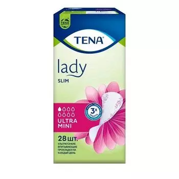 Прокладки урологические Леди слим ультра мини Tena/Тена 28 шт.