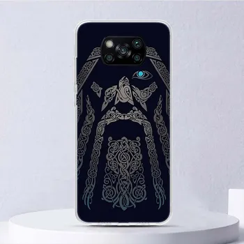 Мягкий чехол Viking Vegvisir Odin Nordic для Xiaomi Poco X3 NFC X4 M4 Pro M3 M2, чехол для телефона F3 F2 F1 Mi Note 10 Lite A3 A2 A1 Funda Xiaomi Poco X3