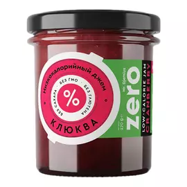 Джем без сахара низкокалорийный "Клюква", 270 г, Mr.Djemius ZERO