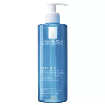 EFFACLAR Очищающий пенящийся гель для жирной кожи, 400 мл, LA ROCHE POSAY