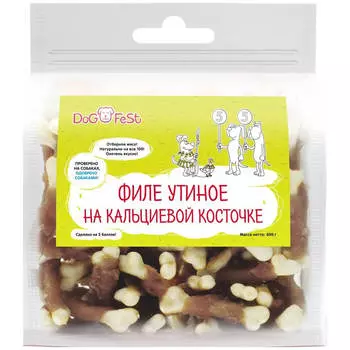 Филе утиное на кальциевой косточке, 500 г, Dog Fest