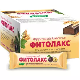 Фруктовый батончик «Фитолакс», 12 шт по 50 гр, Эвалар