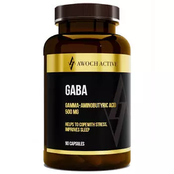 Габа, 90 капсул, AWOCHACTIVE