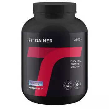 Гейнер Fit Gainer, вкус клубника, 2500 г, Академия-Т, годен до 07.12.2025