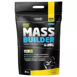 Гейнер Mass Builder, банан, 5000 г, VPLAB