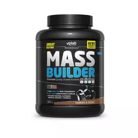 Гейнер Mass Builder, вкус «Печенье и крем», 2.3 кг, VPLab