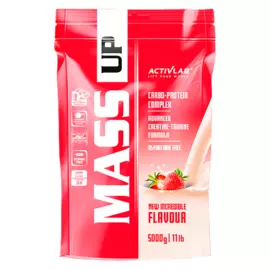 Гейнер Mass UP, клубника, 5 кг, ActivLab
