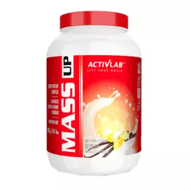 Гейнер Mass UP, ваниль, 2 кг, банка, ActivLab