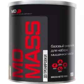 Гейнер MD Mass, вкус "Шоколад", 1,68 кг, MD