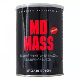 Гейнер MD Mass, вкус "Шоколад", 600 гр, MD