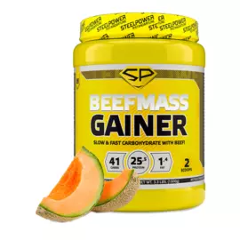 Гейнер на гидролизате говяжьего белка Beefmass Gainer, Дыня, 1500 г, STEELPOWER