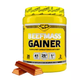 Гейнер на гидролизате говяжьего белка Beefmass Gainer, Шоколадные вафли, 1500 г, STEELPOWER