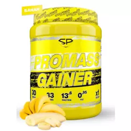 Гейнер PROMASS GAINER, 1500 гр, вкус «Банан», STEELPOWER