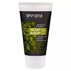 Гель для бритья "Конопля и Хмель", 150 мл, Levrana