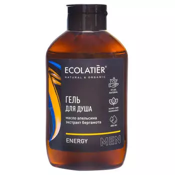 Гель для душа мужской Energy, 400 мл, Ecolatier