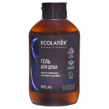Гель для душа мужской Relax, 400 мл, Ecolatier