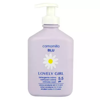 Гель для интимной гигиены девочек 3-12 лет Intimate wash Lovely Girl, 300 мл, Camomilla Blu