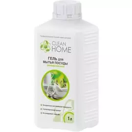 Гель для мытья посуды (запасной блок), 1 л, CLEAN HOME