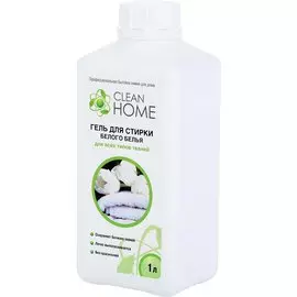 Гель для стирки белого белья, 1 л, CLEAN HOME