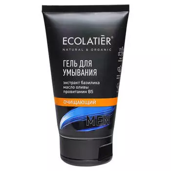 Гель для умывания мужской Очищающий, 150 мл, Ecolatier