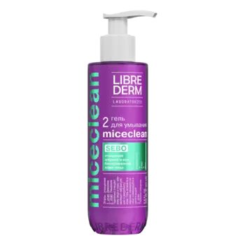 Гель для умывания SEBO для жирной и комбинированной кожи Miceclean, 200 мл, Librederm