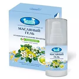 Гель масляный против корочек на голове, 30 мл, Наша Мама