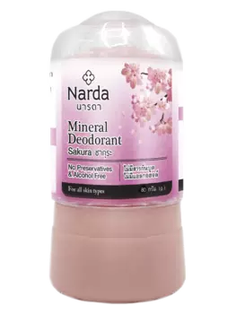 Дезодорант кристаллическ сакура Mineral Deodorant Sakura, 80г, Narda