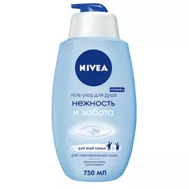 Гель-уход для душа Нежность и забота, 750 мл, Nivea