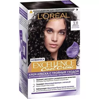 L'ORAL PARIS Стойкая крем-краска для волос Excellence Cool Creme