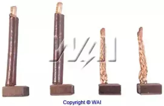 щетки стартера к-кт 4шт! 7x14x13.7mm 12V\ Renault, Peugeot, Nissan PSX142-144 WAI