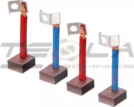 щетки стартера! с зажимом, 9x17x16 Bosch\ TT53207 TESLA TECHNICS