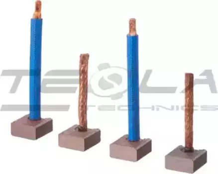 щётки стартера! 7x14x13.7mm Valeo/Paris-Rhone 12V\ Renault, Peugeot, Nissan TT53218 TESLA TECHNICS