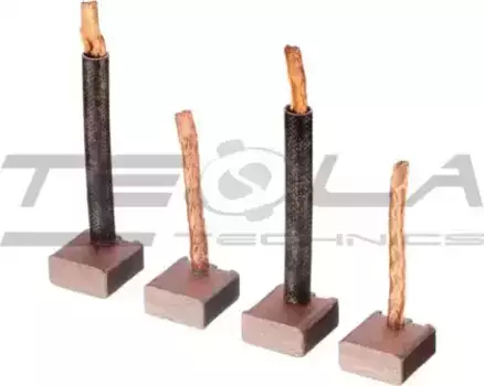 щётки стартера! 7x14x13.7mm Valeo/Paris-Rhone 12V\ Renault, Peugeot, Nissan TT53347 TESLA TECHNICS