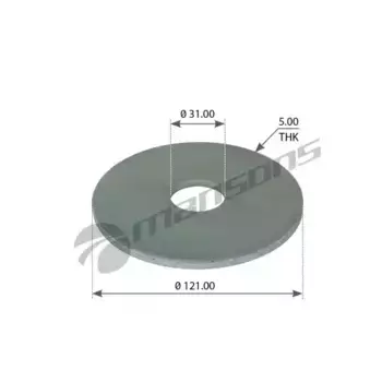 шайба подруливающей оси !(м)d31xd121x5mm \BPW 300.176 MANSONS