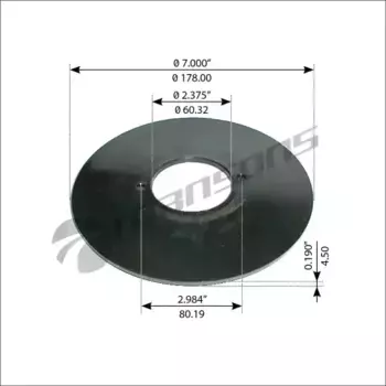 шайба сайлентблока! 60x113/178x9\ MB 10.032 MANSONS