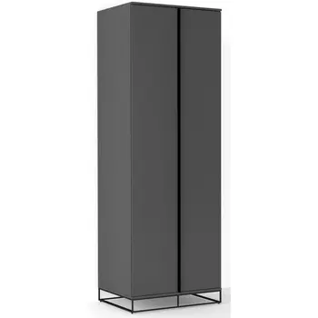 Шкаф двухстворчатый City графит/60см R-Home арт.401055105h