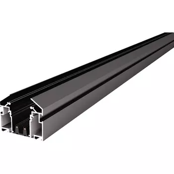 Шинопровод однофазный 220 под натяжной потолок ST Luce Skyline 220 ST046.439.02 Черный (3 метра)