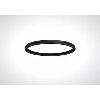 Шинопровод магнитный встраиваемый радиусный iLedex Vision48/22 R 4822-800-BK