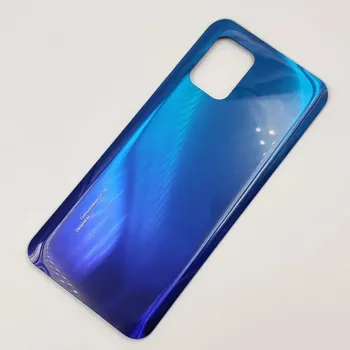 Стеклянная задняя крышка для Xiaomi Mi 10 Lite 5G, жесткая крышка батарейного отсека, задняя дверная панель + оригинальный клейкий клей, логотип золотой