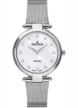 Швейцарские наручные женские часы Grovana 4516.1833. Коллекция DressLine