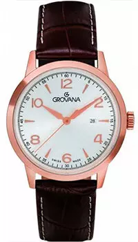 Швейцарские наручные женские часы Grovana 5100.1562. Коллекция Traditional