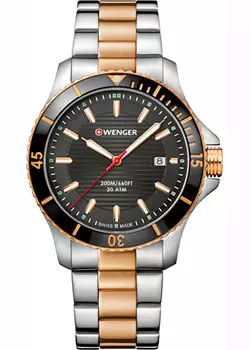 Швейцарские наручные мужские часы Wenger 01.0641.127. Коллекция Seaforce