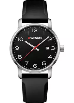 Швейцарские наручные мужские часы Wenger 01.1641.101. Коллекция Avenue