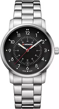Швейцарские наручные мужские часы Wenger 01.1641.116. Коллекция Avenue