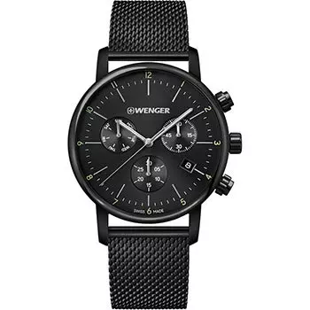 Швейцарские наручные мужские часы Wenger 01.1743.116. Коллекция Urban Classic Chrono