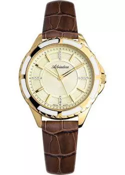 Швейцарские наручные женские часы Adriatica 3434.1211Q. Коллекция Zirconia