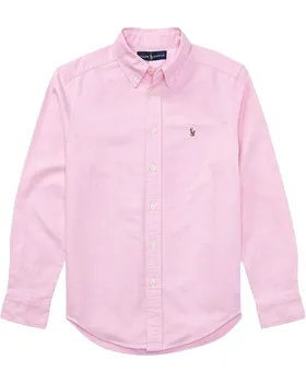 Рубашка Polo Ralph Lauren Kids Cotton Oxford Sport Shirt, цвет New Rose