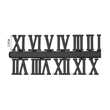 Настенные часы с одинарными цифрами и высотой 2 см Sliver Arabic Numera